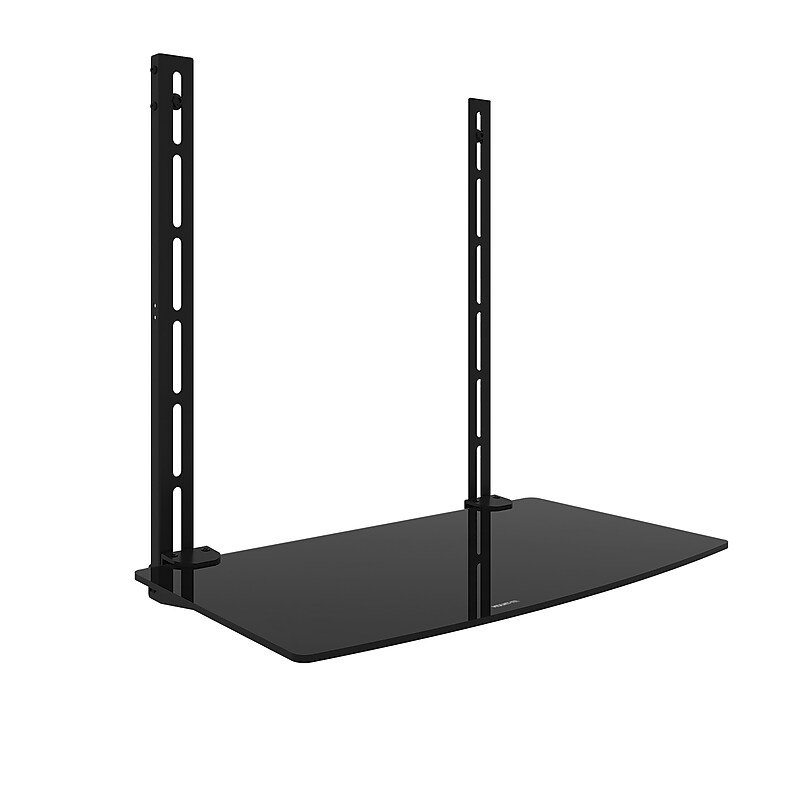 Mount-It! TV Wall Mount Bracket for Cable Box, DVD Player, Stereo Components Shelf (1 Shelf) (MI-8401) image 1
