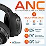 Delton M101 Wireless Active Noise Canceling Bluetooth Stereo Business/Gaming Over-the-Ear Computer Headset, Black (DBHM101D)~#|#~CF32C1F5-4867-49BE-80AAFFF8B4C04DF1_sc7