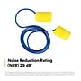 3M E-A-R Classic Corded Earplugs, 29 dB, Blue/Yellow, 200/Box (311-1101)~#|#~CF370DB7-B6EE-458C-8413FE29E3E287DE_sc7