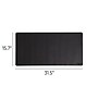 Smead Medium Vegan Leather Anti-Slip Desk Pad, 31.5" x 15.7", Charcoal (SMD64833)~#|#~CF3737C3-00F7-43AC-A56E8369C95D1D0C_sc7