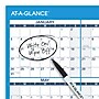 2027 AT-A-GLANCE 36" x 24" Yearly Dry Erase Wall Calendar, Reversible, White/Blue (PM200-28-27)~#|#~CF380A8C-E78E-47B9-8DFDEC93B531275A_sc7