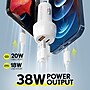 Overtime Overtime Dual USB-A/USB-C Universal Car Charger, White (OTC2USB2ASL)~#|#~CF4095A4-C8DA-4EF8-9DAEEEC2EE3B91AD_sc7