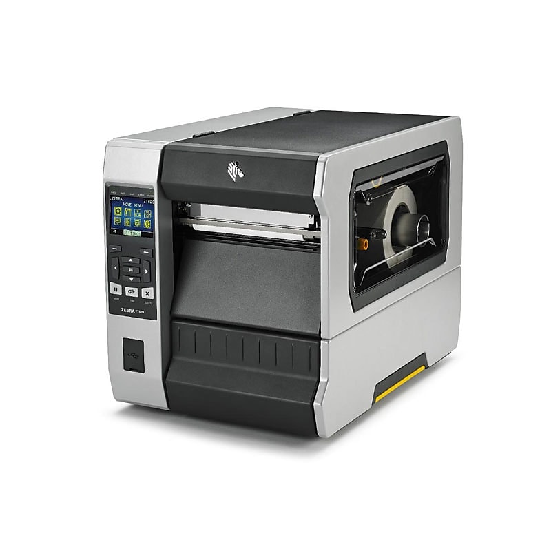 Zebra ZT62062-T01E100Z Thermal Transfer Printer, USB/Serial/Ethernet/Bluetooth/Wi-Fi, Gray image 1