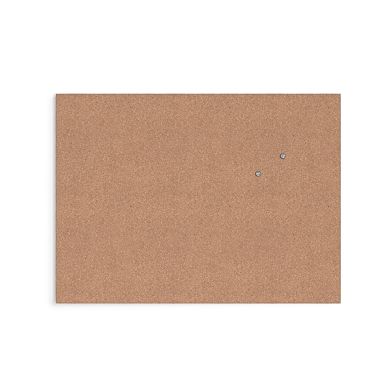U Brands Cork Bulletin Board, Frameless, 2' x 1.5' (2873U00-01) image 1