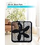 Black & Decker 20" Box Fan, 3-Speed, Black (BFB20SB)~#|#~CF4EB869-A1A9-4568-AA7CBB91E979D370_sc7