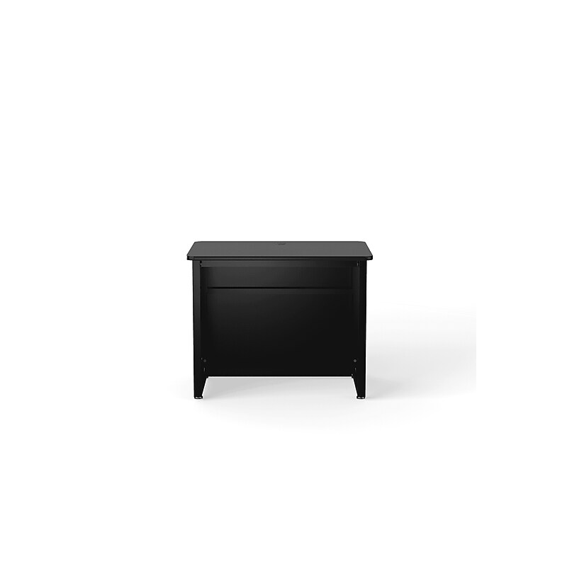 VersaDesk 36"W Enclosed Versa Classroom Desk, Black (CD3624-BB) image 1