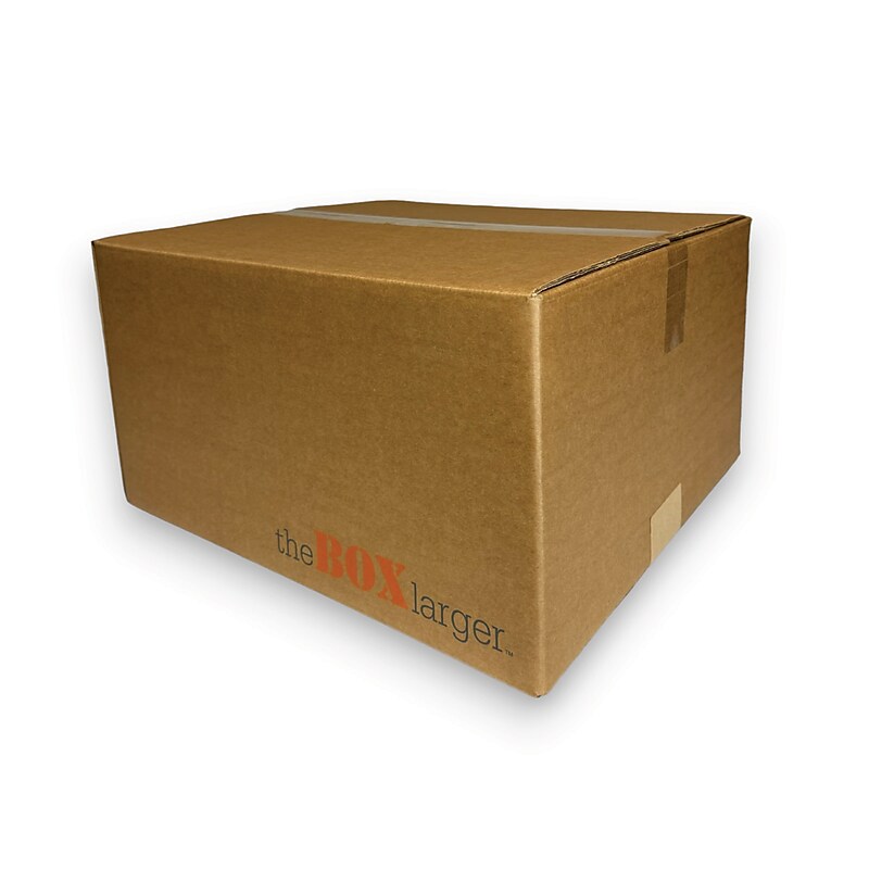 20.75" x 18.5" x 10.5" Heavy Duty Desktop Tower Shipping Box, 275# Mullen Rated, Double Wall, Brown (E05481) image 1