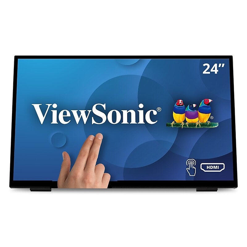 ViewSonic 24" 60Hz LED Monitor, Black (TD2465) image 1