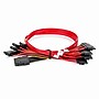 RocStor 1.64' Internal SAS Mini To Sata Cable, Male, Red (Y10C871-RD)~#|#~CF600D59-CB96-4A3D-B14F86E4A1FCA4A5_sc7