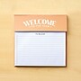 Baudville Welcome to the Team Memo Pad, 8.75" x 6", Narrow Ruled, 100 Sheets/Pad, 2 Pads/Pack (1393296P231)~#|#~CF6035E4-AFE4-48B3-A8F60F9A0EAACFCE_sc7