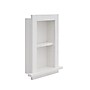 AdirHome 2-Shelf Recessed Wall Mount Shelf, 18" x 14" x 4.8", White (515-01-WHI)~#|#~CF66444E-5D14-4A31-95335F4EE800CC9B_sc7