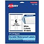 Avery Laser/Inkjet Square Multipurpose Labels, 3" x 3", White, 30 Labels/Pack  (94101)~#|#~CF6CF2F6-9573-47B7-988CEB1819AA6D7F_sc7