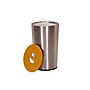Household Essentials Round Metal Laundry Hamper with Engineered Wooden Lid, Brushed Stainless (HH7081-1)~#|#~CF7A5D27-2645-4F6B-B3B1FBAECFE3DA8C_sc7