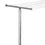 Household Essentials Galvanized Steel One‑Piece T‑Post Clothesline Pole with 32‑Inch Crossbar, Silver (HHT2075-1)~#|#~CF7BA484-5B14-4430-87D6B8960EE51D41_sc7