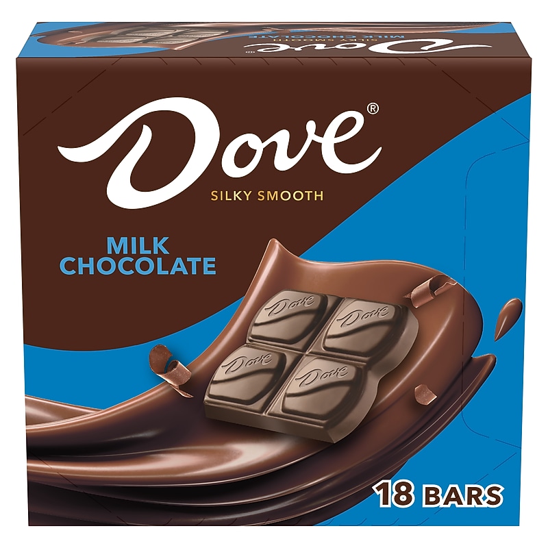 Dove Milk Chocolate Candy Bar, 1.44 oz., 18 Bars/Box (209-00468) image 1