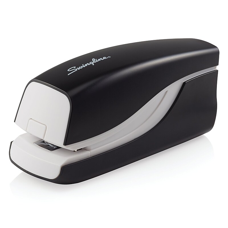 Swingline Breeze Electric Desktop Stapler, 20-Sheet Capacity, Black/White (42131/43132) image 1