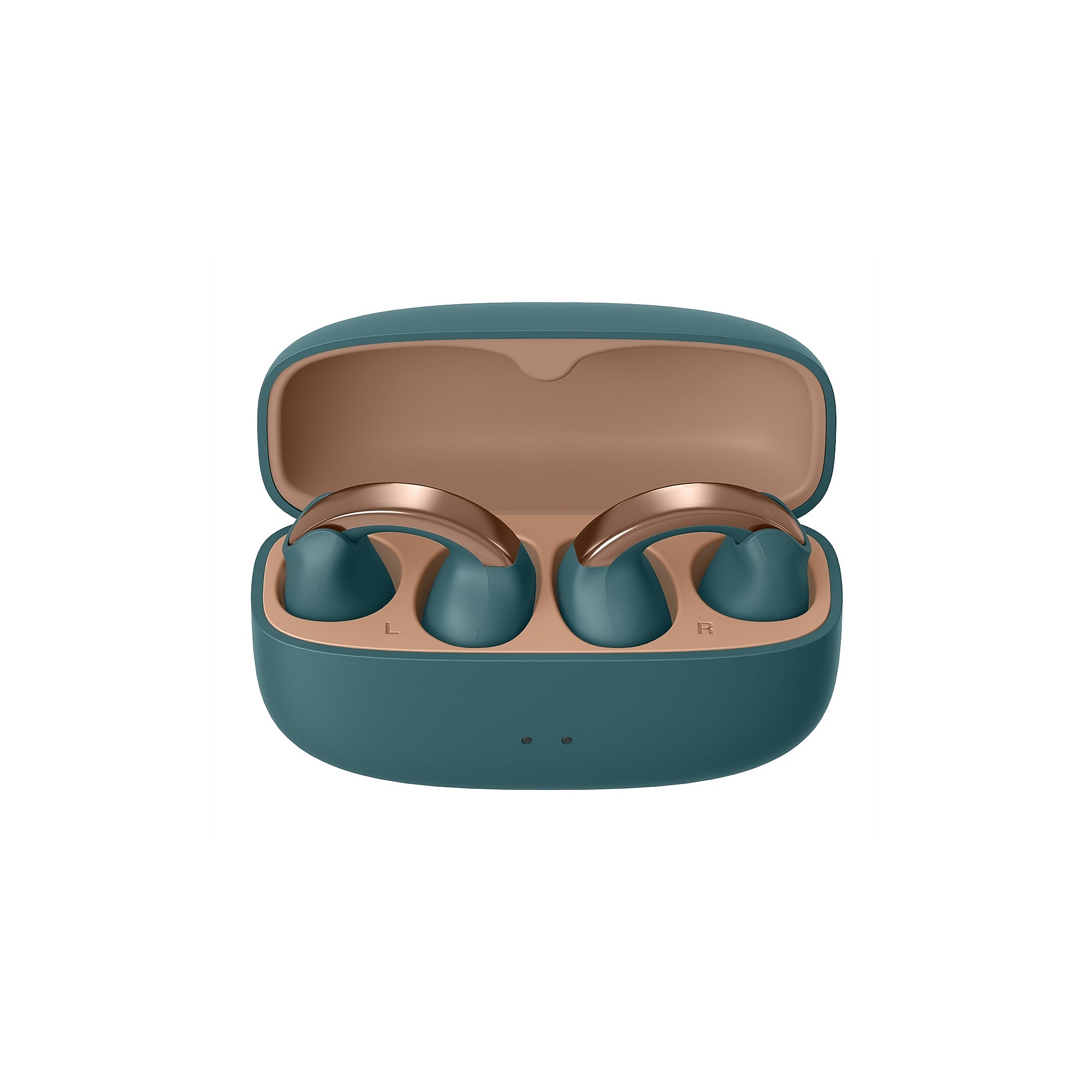 JVC Nearphones Wireless Open-Ear Earbuds, Bluetooth, Teal (HANP1TA) Sansujyuku sansujyuku.com
