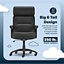 Serta Comfort Big & Tall Ergonomic Bonded Leather Swivel Executive Chair, Black (CHR10131A)~#|#~CF8F7F64-58B4-4FFD-AAF93CCAB2B721F8_sc7