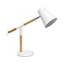 Creekwood Home Nordic LED Desk Lamp, 15.5", Matte White/Wood (CWD-1020-WH)~#|#~CF93429E-74DD-4F79-8F44A4A336B52089_sc7