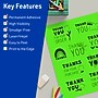 Avery Laser/Inkjet Multipurpose Rectangle Labels, 8.5" x 11", Neon Green, 20/Pack (94269)~#|#~CF94BF56-35EB-4DDA-812363F96319E04B_sc7