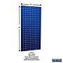 Triton Products LocBoard 18" x 36" x 9/16" Steel Square Hole Pegboard, 18 Assorted Hooks (LB18-1BH-KIT)~#|#~CF97937F-6173-4B04-9CB45E87E2756945_sc7