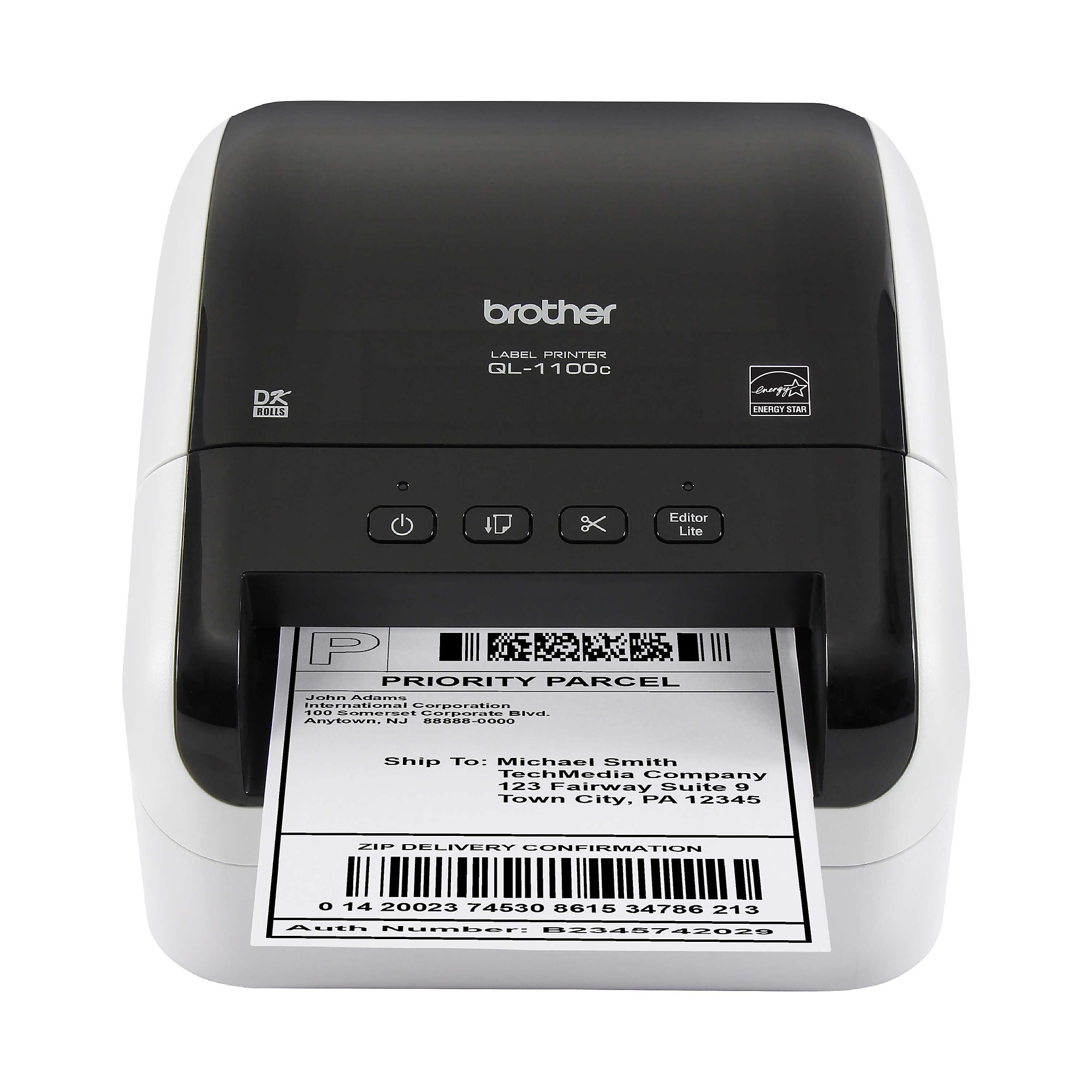 Brother Professional Wide Format Label Printer, White/Black (QL1100CS) Sansujyuku sansujyuku.com