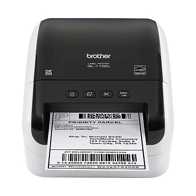 Brother Professional Wide Format Label Printer, White/Black (QL1100CS) Sansujyuku sansujyuku.com