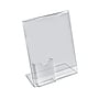 Azar Sign Holder, 8.5" x 11", Vertical, Clear Acrylic, 10/Pack (252055)~#|#~CF9D54E1-4775-42BD-913C4C91EF8375C8_sc7