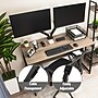 Mind Reader Adjustable Counter-Balance Dual Arm Desk Mount for 13" – 32" Monitors, Black (GARMONDB-BLK)~#|#~CF9FB43C-A557-4B1B-B1C62A2146A959D9_sc7
