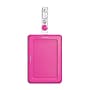 Staples Rubberized ID Badge Holder, Pink (51919)~#|#~CFA3CED6-4864-4659-96329053D48044D2_sc7