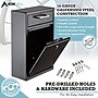 AdirOffice Indoor/Outdoor Interoffice Mailbox, Black (631-04-BLK)~#|#~CFA410CF-5A9A-4261-BB3DA9F8D7B18C89_sc7