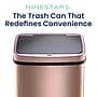 Nine Stars Stainless Steel Motion Sensor Trash Can, 13.2 Gallon, Gold (DZT-50-28GD)~#|#~CFA53167-4471-4AB9-86CC8B91025BCD3D_sc7