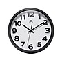 Infinity Instruments Wall Clock, 10.75"Dia. (20296BK-WH)~#|#~CFA54536-9C62-4260-B05F03EAAF136B1A_sc7