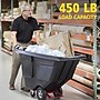 Rubbermaid Rotomolded Tilt Truck, 1/2 Cubic Yard, Black (FG130400BLA)~#|#~CFA5EB1A-0809-41E9-93F88DD404EA5DD0_sc7