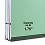 Staples 60% Recycled Pressboard Classification Folder, 1-Divider, 1.75" Expansion, Legal Size, Light Green, 20/Box~#|#~CFA5FEA1-D4B9-4A09-8ECD6B9EE11E33C9_sc7
