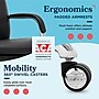 La-Z-Boy Opus Ergonomic Bonded Leather Swivel Executive Chair, Black and Chrome (CCHR10015D)~#|#~CFA857BC-C4AF-43B6-8F01503FE7EDCCB5_sc7