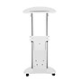 Techni Mobili 22"W Manual Adjustable Standing Laptop Cart, White (RTA-B005-WHT)~#|#~CFAE45EC-D823-43F1-AD4D594477971EFD_sc7