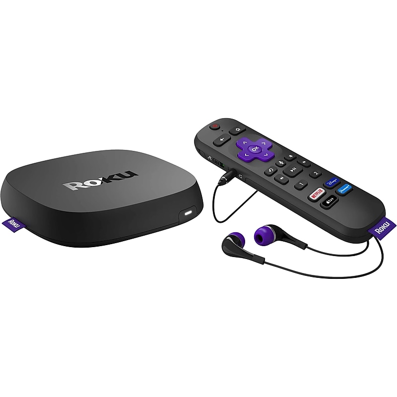 Roku Ultra 4802R Streaming Media Player, Black (4802R) image 1