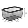 mDesign Steel Organizer, Matte Black (25957)~#|#~CFB0DAE7-CA59-45F1-89D644BF4EC59E87_sc7
