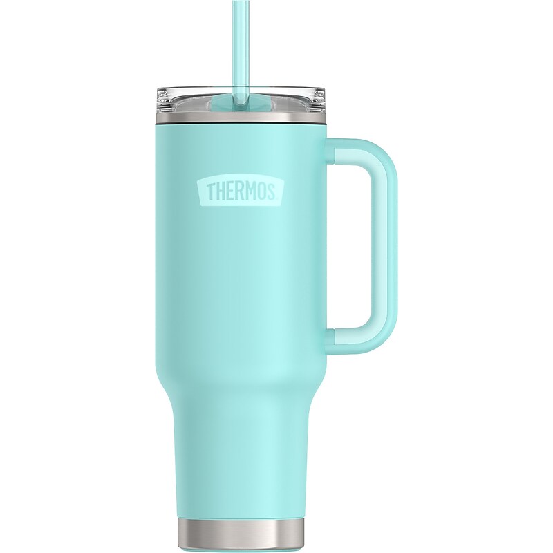 Thermos Stainless Steel Vacuum Insulated Travel Mug, 40 oz., Sea Green (EATS1804SG4) image 1