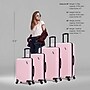 DUKAP Discovery 4-Piece Hardside Spinner Luggage Set, TSA Checkpoint Friendly, Pink (DKDISSMLXL-PNK)~#|#~CFB6AE50-A003-4414-922687B25D5ECDDA_sc7