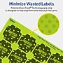 Avery Decorative Edge Multipurpose Labels, 1-5/8" x 1-5/8", Bright Green, 400/Pack (94110)~#|#~CFBA3CB8-1CED-4732-9B13B403A860DE3A_sc7