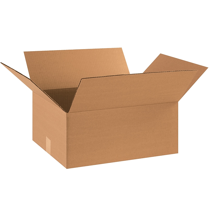 18" x 14" x 8" Shipping Boxes, 32 ECT, 20/Pack (18148) image 1