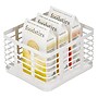 mDesign Steel Organizer, Matte White (25941)~#|#~CFC18558-3B1F-4323-9CE6F611142A119F_sc7