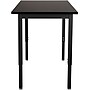 National Public Seating SLT Series 24"W x 72"D Height Adjustable Utility Table, Black (SLT3-2472C)~#|#~CFC5333B-2F20-40BC-9DFE5EBD9A493A08_sc7