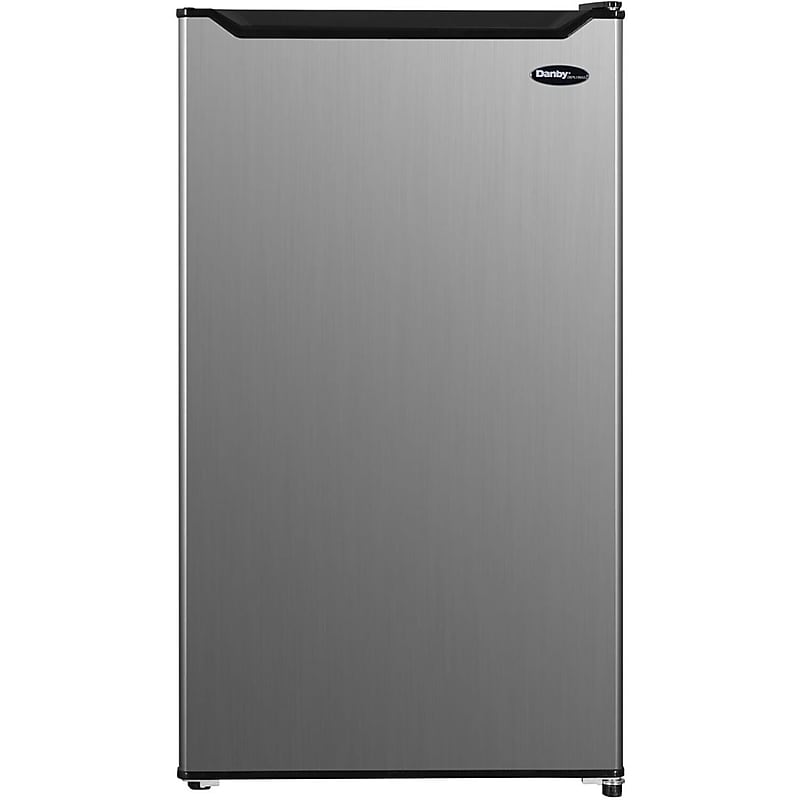 Danby Compact Refrigerator, 3.2 Cu. Ft., Stainless Steel (DAR032B2SLM) image 1
