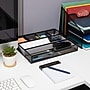 Mind Reader 6-Compartment Metal Drawer Organizer, Black, 2/Set (2DEER-BLK)~#|#~CFD05C65-D953-452F-AA9A107B0DF4A10B_sc7