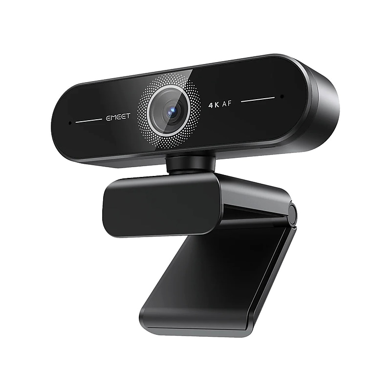 EMEET SmartCam 4K HD 3840 x 2160 WebCam, Tripod-Mount, Black (EMC6EU-LD) image 1