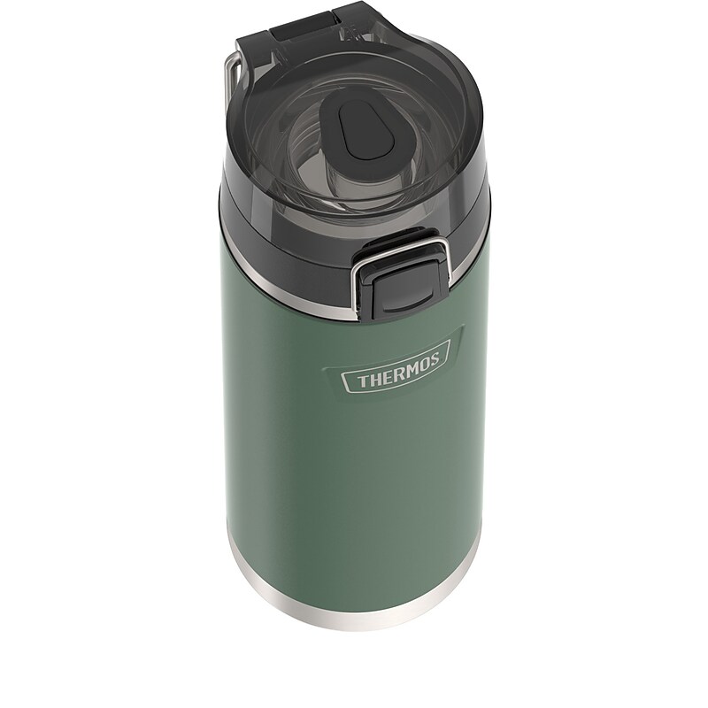 Thermos Icon Stainless Steel Vacuum Insulated Water Bottle, 24 oz., Alpine Green (EAIS2202AG4) image 1