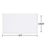 Staples Gummed #6 Business Envelopes, 3 5/8" x 6 1/2", White, 500/Box (187005N)~#|#~CFD36A3A-AF2F-4BBD-BCBA07913BEBFCC8_sc7